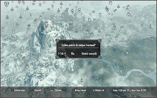 As the game progresses youll be unlocking tons of new locations (also those you only pass by) and you should remember that the game allows to quickly return to them based on the fast travel feature - Exploration | Hints - Hints - The Elder Scrolls V: Skyrim Game Guide