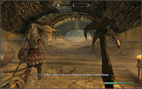 Follow Rikke - The Jagged Crown - p.2 | Imperial Legion Quests - Imperial Legion Quests - The Elder Scrolls V: Skyrim Game Guide