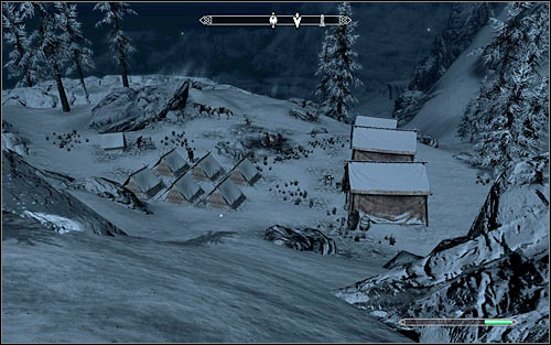 The camp youre looking for is situated high in the mountains, so consider travelling by horse - Reunification of Skyrim - p.2 | Imperial Legion Quests - Imperial Legion Quests - The Elder Scrolls V: Skyrim Game Guide