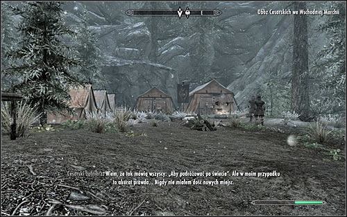 Be careful, because on your way to the camp you can be attacked not only by wild animals, but also by Giants - Reunification of Skyrim - p.2 | Imperial Legion Quests - Imperial Legion Quests - The Elder Scrolls V: Skyrim Game Guide