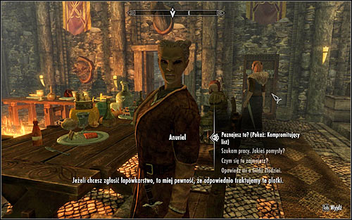 Find Anuriel in the main hall of Mistveil Keep (the above screen) - Compelling Tribute | Imperial Legion Quests - Imperial Legion Quests - The Elder Scrolls V: Skyrim Game Guide
