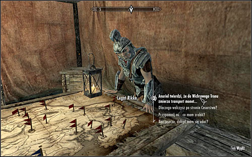 Leave Mistveil Keep, open the world map and travel to the recently visited Rift Imperial Camp - Compelling Tribute | Imperial Legion Quests - Imperial Legion Quests - The Elder Scrolls V: Skyrim Game Guide