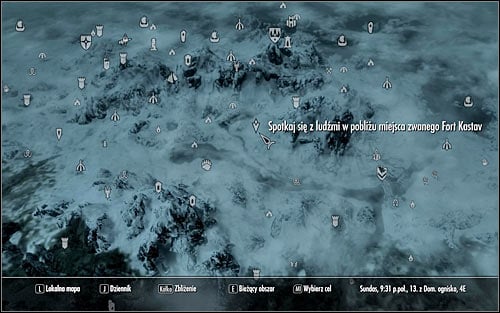 Youll see on the world map that the scouts have placed themselves at some distance from Fort Kastav (the above screen) - Rescue from Fort Kastav | Imperial Legion Quests - Imperial Legion Quests - The Elder Scrolls V: Skyrim Game Guide