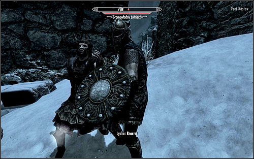If your character specializes in close combat, you can attack the Stormcloak soldiers at once - Rescue from Fort Kastav | Imperial Legion Quests - Imperial Legion Quests - The Elder Scrolls V: Skyrim Game Guide
