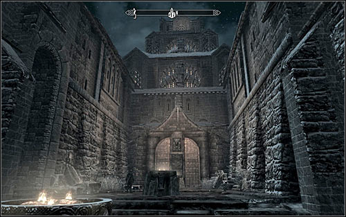 Go to the north part of the city and locate the entrance the Palace of the Kings (the above screen) - Joining the Stormcloaks | Stormcloak Rebellion Quests - Stormcloak Rebellion Quests - The Elder Scrolls V: Skyrim Game Guide