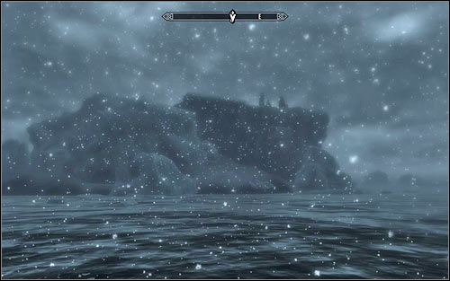 Keep going east, omitting smaller islands, swimming if necessary, and watching out for wild animals, especially wolves and bears - Joining the Stormcloaks | Stormcloak Rebellion Quests - Stormcloak Rebellion Quests - The Elder Scrolls V: Skyrim Game Guide