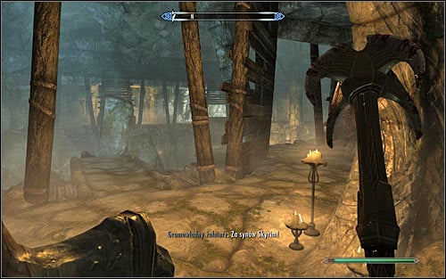 After the battle, wait until Galmar posts two soldiers there and follow him - The Jagged Crown - p.1 | Stormcloak Rebellion Quests - Stormcloak Rebellion Quests - The Elder Scrolls V: Skyrim Game Guide