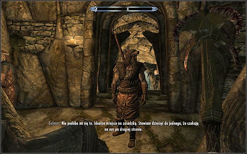 Fight until all Imperials are eliminated and go downstairs - The Jagged Crown - p.1 | Stormcloak Rebellion Quests - Stormcloak Rebellion Quests - The Elder Scrolls V: Skyrim Game Guide