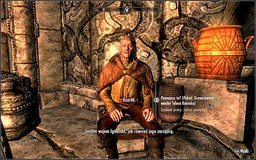 Look around the Understone Keeps main hall for Raerek (the above screen) - Compelling Tribute - p.2 | Stormcloak Rebellion Quests - Stormcloak Rebellion Quests - The Elder Scrolls V: Skyrim Game Guide