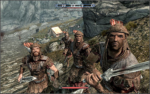 If you want to act alone, go southeast right away - Compelling Tribute - p.2 | Stormcloak Rebellion Quests - Stormcloak Rebellion Quests - The Elder Scrolls V: Skyrim Game Guide