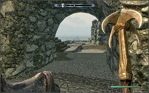 The second way into the fort is from the back, from the forts south side (the above screen) - The Battle for Fort Sungard | Stormcloak Rebellion Quests - Stormcloak Rebellion Quests - The Elder Scrolls V: Skyrim Game Guide