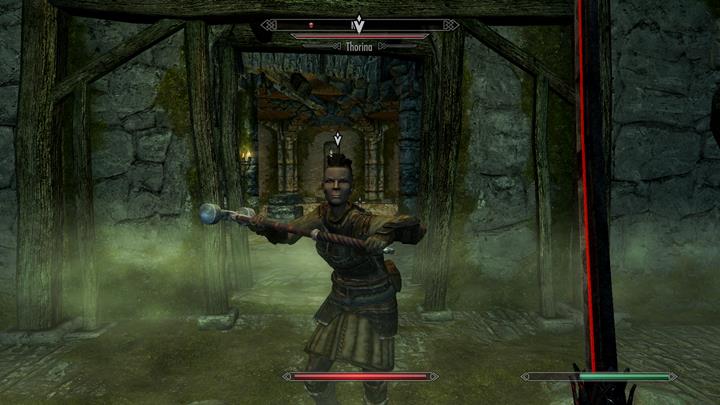 Look out! Thorina may not seem like it but she is very strong. - Against the Cutters | Quests in the game - Quests in the game - The Elder Scrolls V: Skyrim Game Guide