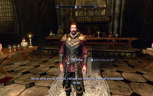 After heading inside, wait for Vingalmo to greet your companion and afterwards speak to Lord Harkon - Bloodline - Beginning - The Elder Scrolls V: Skyrim - Dawnguard - Game Guide and Walkthrough
