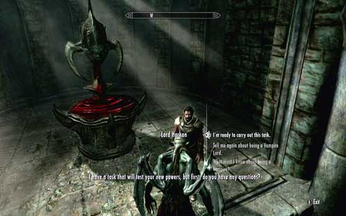 The last thing you should know about vampires is their weakness of sunlight - Introduction - Vampire Lord path - The Elder Scrolls V: Skyrim - Dawnguard - Game Guide and Walkthrough