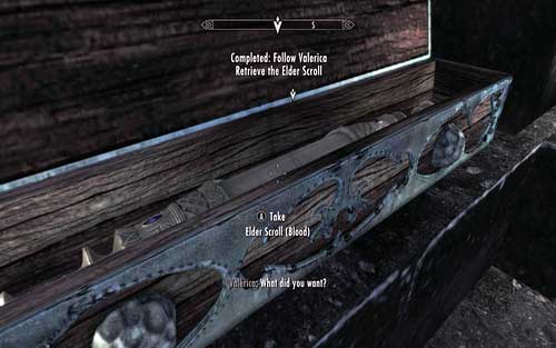 After it disappear, speak to Valerica and take the nearby Scroll - Beyond Death - Vampire Lord path - The Elder Scrolls V: Skyrim - Dawnguard - Game Guide and Walkthrough