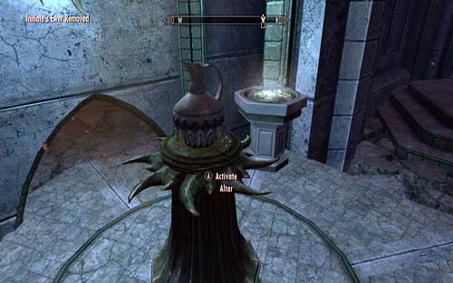 Put the water jug onto the pedestal on the left, thanks to which you will unlock a passage into a room with a Frost Giant - Touching The Sky - p. 3 - Vampire Lord path - The Elder Scrolls V: Skyrim - Dawnguard - Game Guide and Walkthrough