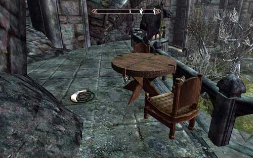 The second is on a terrace above the previous part - Chasing Echoes - p. 1 - Dawnguard path - The Elder Scrolls V: Skyrim - Dawnguard - Game Guide and Walkthrough
