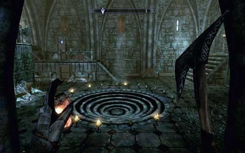 That way you will unlock a secret passage which will lead you to the laboratory of the vampire you're looking for - Chasing Echoes - p. 2 - Dawnguard path - The Elder Scrolls V: Skyrim - Dawnguard - Game Guide and Walkthrough