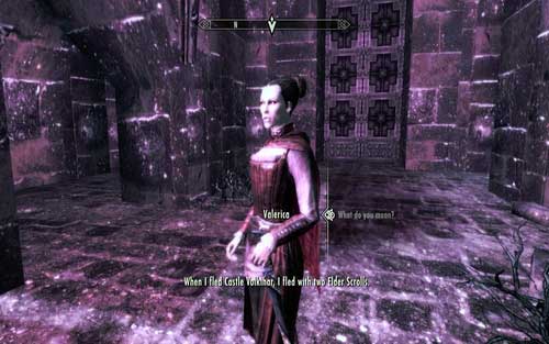 Eventually you will reach a castle with a strange barrier, where Valerica is imprisoned - Beyond Death - p. 1 - Dawnguard path - The Elder Scrolls V: Skyrim - Dawnguard - Game Guide and Walkthrough