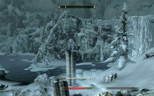 Defeat the enemies found there and head to the other side - Touching The Sky - p. 2 - Dawnguard path - The Elder Scrolls V: Skyrim - Dawnguard - Game Guide and Walkthrough