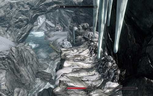 That way you will reach a small camp at the edge of the stream - Touching The Sky - p. 2 - Dawnguard path - The Elder Scrolls V: Skyrim - Dawnguard - Game Guide and Walkthrough