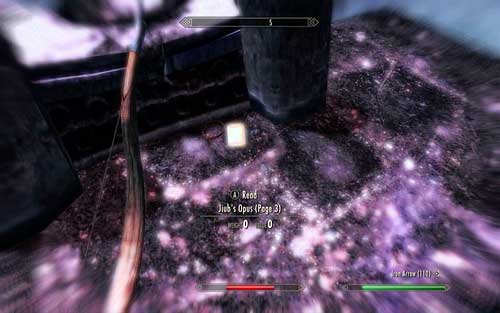 Head to the top of the building and pick up page 3 - Impatience of a Saint - p. 1 - Mutual side missions - The Elder Scrolls V: Skyrim - Dawnguard - Game Guide and Walkthrough