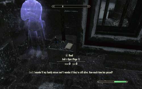 Take them up to find page 1 - Impatience of a Saint - p. 1 - Mutual side missions - The Elder Scrolls V: Skyrim - Dawnguard - Game Guide and Walkthrough