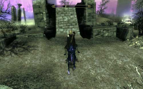After obtaining it, go down the stairs and keep going left until you find a staircase leading to a small altar - Impatience of a Saint - p. 2 - Mutual side missions - The Elder Scrolls V: Skyrim - Dawnguard - Game Guide and Walkthrough