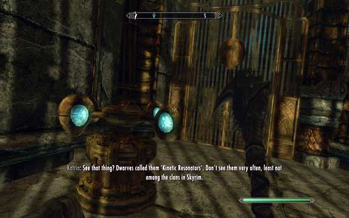 Head through it and hit the machines on the right to open another passage - Lost to the Ages - p. 1 - Mutual side missions - The Elder Scrolls V: Skyrim - Dawnguard - Game Guide and Walkthrough