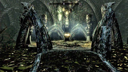On the next island, search for another button, use it and head back to the corridor (however instead of crossing it, stand in one place and let the tunnel turn) - Skyrim Dragonborn: Learn the hidden knowledge of Epistolary Arumen - Skyrim Dragonborn: Main story mode - Gardener of Men - The Elder Scrolls V: Skyrim - Dragonborn Game Guide