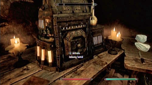 The proper exit is however the middle one - also covered by spider-web - Skyrim Dragonborn: Black Book Sallow Regent - Skyrim Dragonborn: Side missions - Black Books - The Elder Scrolls V: Skyrim - Dragonborn Game Guide