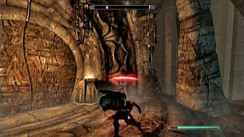 Stand in front of the large gate and take a closer look at it - Skyrim Dragonborn: The Final Descent - Skyrim Dragonborn: Side missions - Raven Rock - The Elder Scrolls V: Skyrim - Dragonborn Game Guide