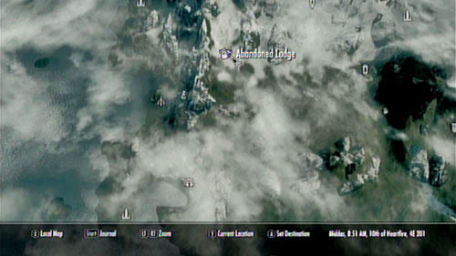 The blacksmith is being held in the Abandoned Lodge north-east of Raven Rock (map above) - Skyrim Dragonborn: A New Source of Stalhrim - Skyrim Dragonborn: Side missions - Skaal Village - The Elder Scrolls V: Skyrim - Dragonborn Game Guide