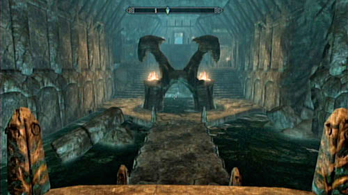 Head into Hrotmunds Barrow together with Bujold and go to the other side of the room (the water will move away from your feet as you move) - Skyrim Dragonborn: Retaking Thirsk - Skyrim Dragonborn: Side missions - Thirsk Hall and Bujolds Retreat - The Elder Scrolls V: Skyrim - Dragonborn Game Guide