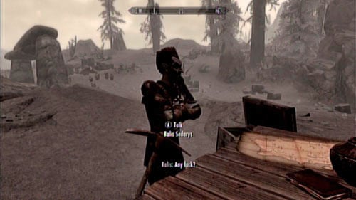 Head to the surface of Kolbjorn Barrow and speak with Ralis Sedarys - Skyrim Dragonborn: Unearthed - Skyrim Dragonborn: Side missions - Kolbjorn Barrow - The Elder Scrolls V: Skyrim - Dragonborn Game Guide