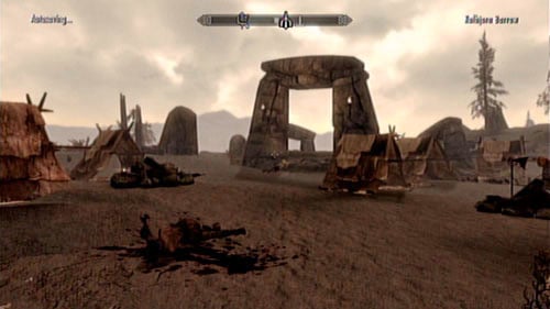Once you reach Kolbjorn Barrow, you will come across traces of a battle - Skyrim Dragonborn: Unearthed - Skyrim Dragonborn: Side missions - Kolbjorn Barrow - The Elder Scrolls V: Skyrim - Dragonborn Game Guide