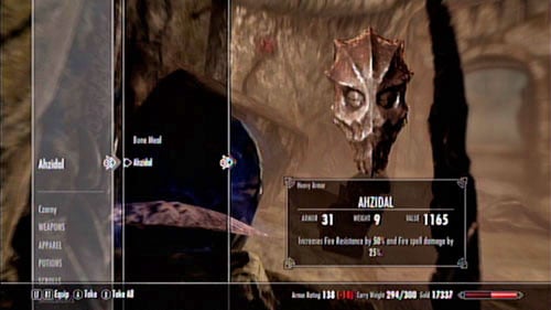 After you defeat the demon, take his Mask form his corpse - Skyrim Dragonborn: Unearthed - Skyrim Dragonborn: Side missions - Kolbjorn Barrow - The Elder Scrolls V: Skyrim - Dragonborn Game Guide