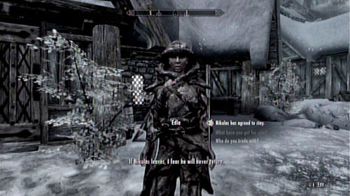 After completing the objective, meet with Edla and receive her gratitude - Skyrim Dragonborn: Convince Nikulas to stay in Skaal Village - Skyrim Dragonborn: Other missions - The Elder Scrolls V: Skyrim - Dragonborn Game Guide