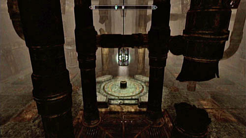 Beside the destroyed centurion you will find lots of treasures and valuables and beside the platform by the furnace - a mediocre bow - Skyrim Dragonborn: Kagrumez - Skyrim Dragonborn: Unmarked missions - The Elder Scrolls V: Skyrim - Dragonborn Game Guide