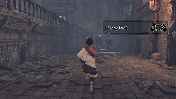 Boy has to avoid the two suits of armor - Eliminate enemies with shields | Walkthrough - Walkthrough - The Last Guardian Game Guide