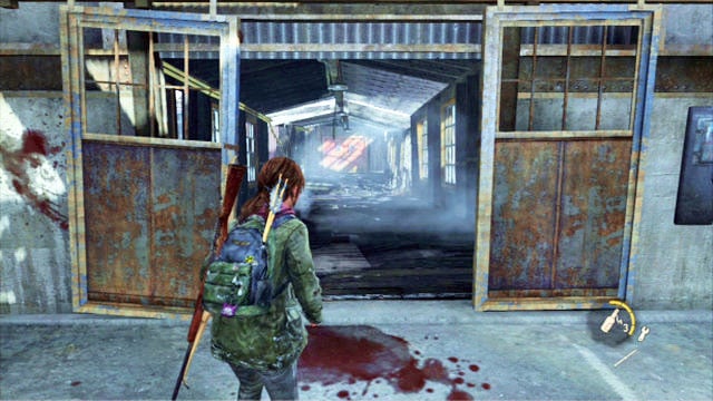 The first wave will approach from the left (where you came from) so, stand opposite the entrance and start shooting the zombies from the distance, as soon as they appear - The Last of Us: The Hunt, Lakeside Resort Walkthrough - Lakeside Resort - The Last of Us Guide