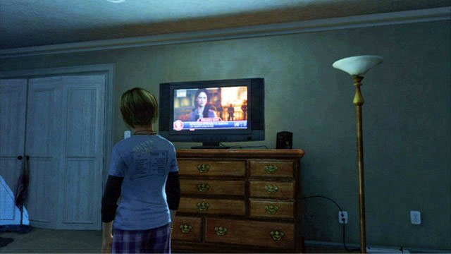 In the bathroom opposite, the father left a newspaper and, when you enter the bedroom, you can watch a fragment of a news broadcast - The Last of Us: Prologue Walkthrough - Prologue - The Last of Us Guide
