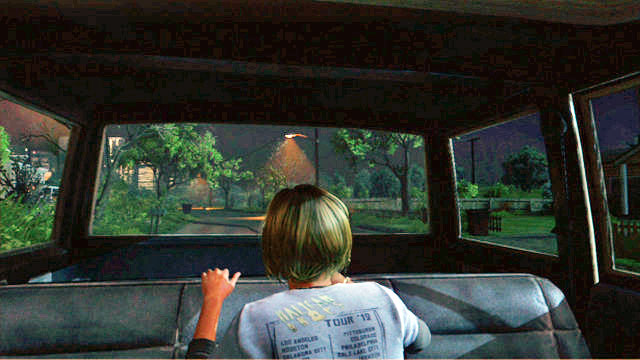 After a short cutscene, you will end up in the car and, the only thing you can do now, is look around - The Last of Us: Prologue Walkthrough - Prologue - The Last of Us Guide