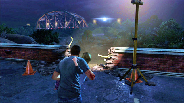 A bit further, you will find the entrance to a building, where you will take part with your companion - The Last of Us: Prologue Walkthrough - Prologue - The Last of Us Guide