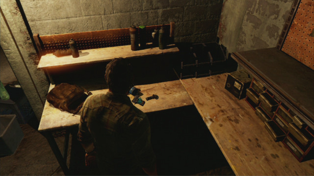 A bit later, you will reach a place where you will find a backpack with equipment - The Last of Us: Beyond the Wall, The Quarantine Zone Walkthrough, map - The Quarantine Zone - The Last of Us Guide