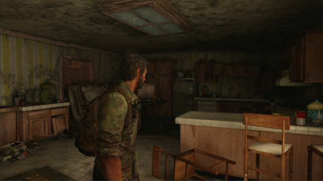 After you reach a derelict flat, search through the kitchen drawers to the right - The Last of Us: Beyond the Wall, The Quarantine Zone Walkthrough, map - The Quarantine Zone - The Last of Us Guide