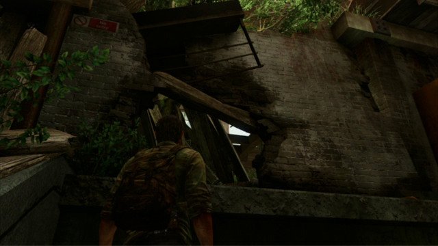 You can get back up over the pile of rubble at the other side of the room - The Last of Us: Beyond the Wall, The Quarantine Zone Walkthrough, map - The Quarantine Zone - The Last of Us Guide