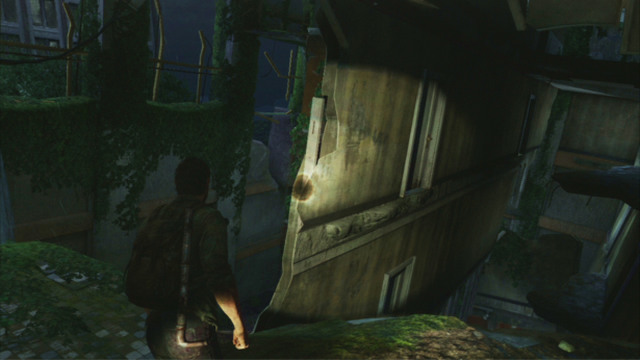 A bit further, you will reach a small void - The Last of Us: Downtown, The Outskirts Walkthrough, map - The Outskirts - The Last of Us Guide