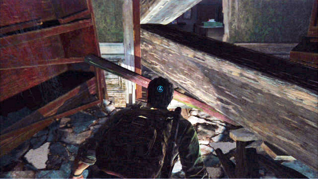 Once you limb up, you need to find a passage in the room to the right - The Last of Us: The Museum, The Outskirts Walkthrough, map - The Outskirts - The Last of Us Guide