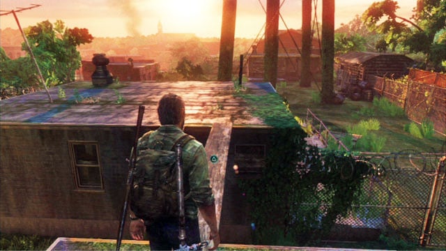You are going to use it as a footbridge to cross the wall - The Last of Us: The Woods, Bills Town Walkthrough - Bills Town - The Last of Us Guide